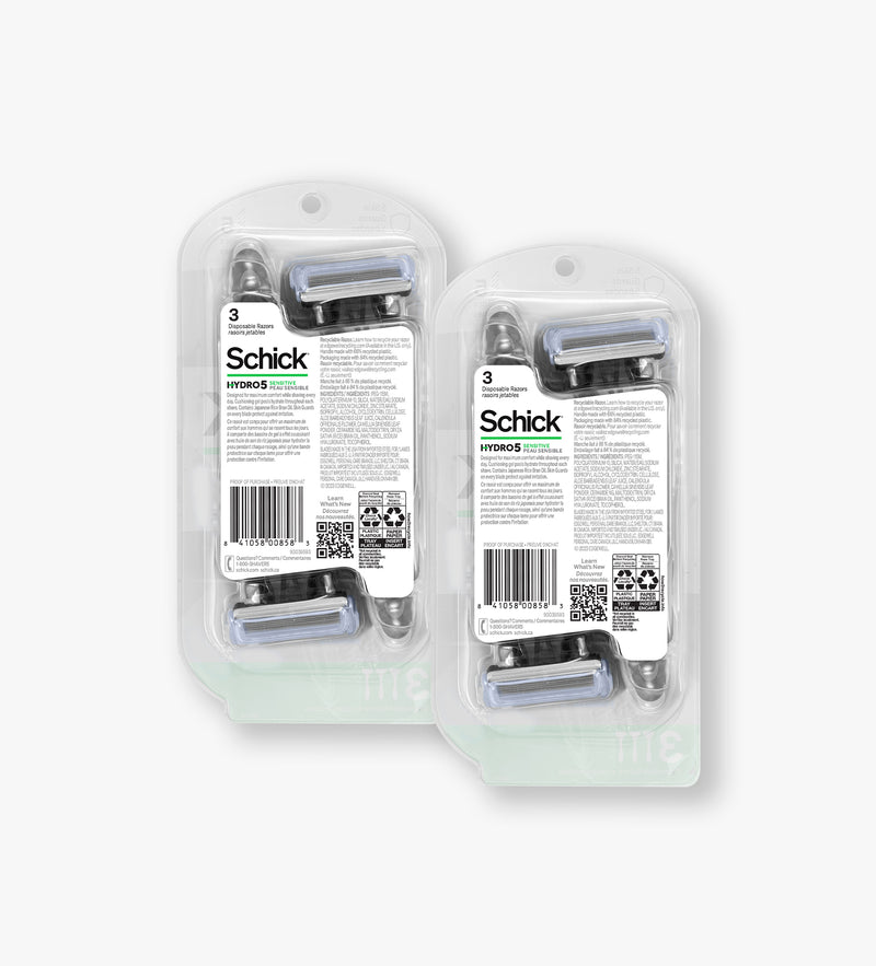 Hydro® 5 Sensitive Disposable Razor - 2 Pack