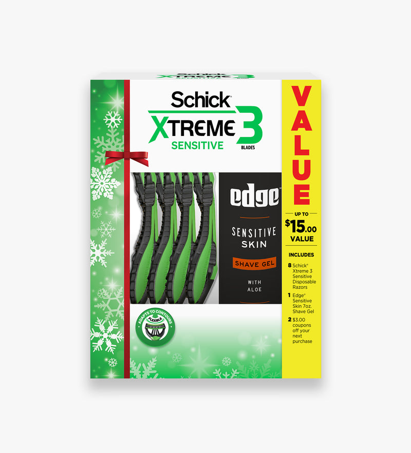 Xtreme 3 Sensitive Disposables Holiday Gift Set